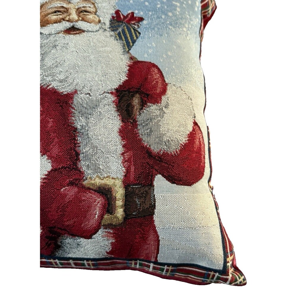 Caldeira Luxury Santa Claus Christmas Throw Pillow Decorative Made in UK - Picture 11 of 12